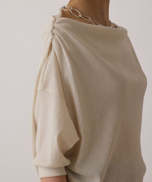 GRACE CONTINENTAL ドレープカットトップ キナリ