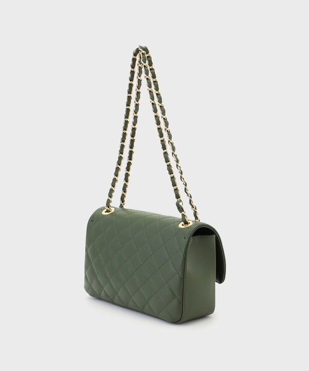 GRACE CONTINENTAL MaisonVincent チェーンバッグM グリーン