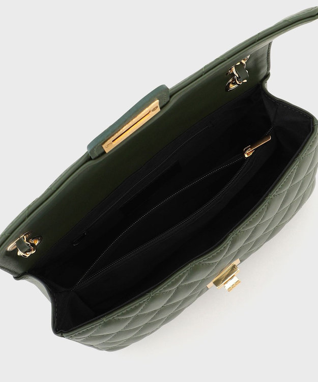 GRACE CONTINENTAL MaisonVincent チェーンバッグM グリーン