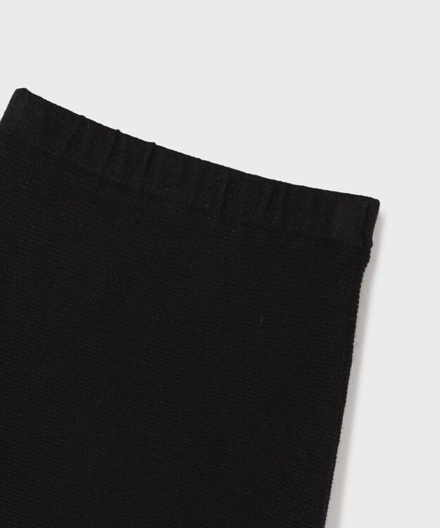 GRACE CONTINENTAL ラメフェザーフリンジスカート ブラック