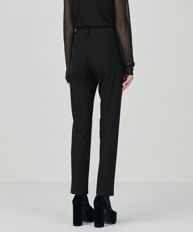 GRACE CONTINENTAL 裏起毛2WAYstスリムパンツ ブラック