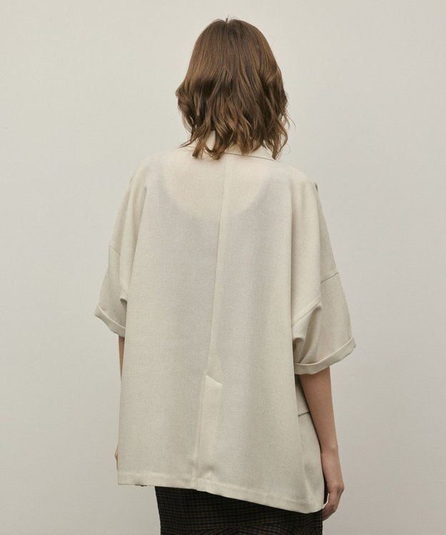 GRACE CONTINENTAL ドルマンテーラードジャケット ベージュ