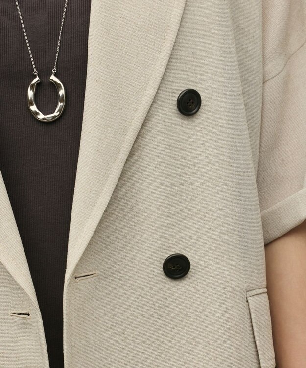 GRACE CONTINENTAL ドルマンテーラードジャケット ベージュ