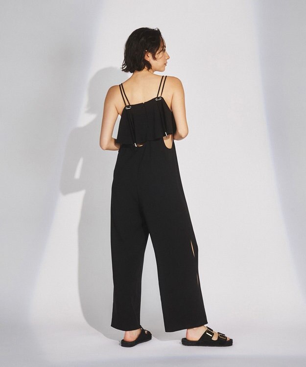 グレースコンチネンタル　サイドカットサロペット サイドカットサロペット / GRACE CONTINENTAL | GRACE