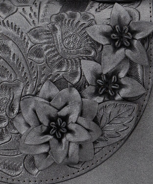 GRACE CONTINENTAL FlowerHandleBAG ブラック