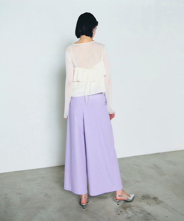 GRACE CONTINENTAL フリルキャミソール キナリ