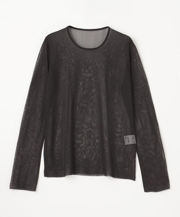 GRACE CONTINENTAL シアークルーニットトップ ブラック