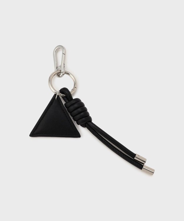 GRACE CONTINENTAL レザーチャーム ブラック