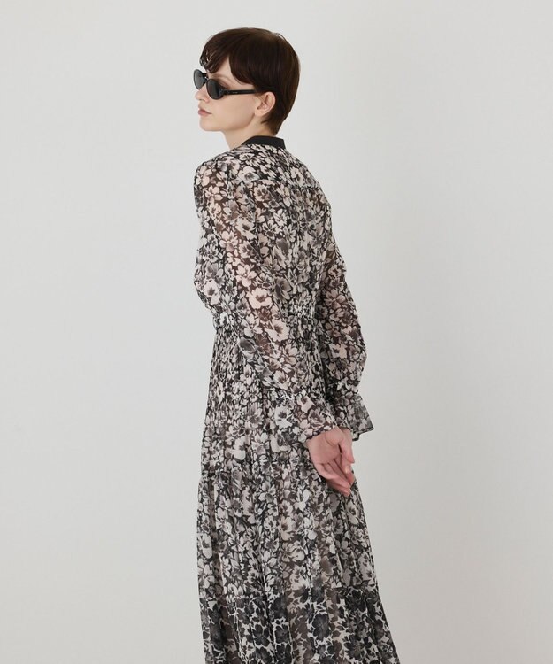 GRACE CONTINENTAL アーバンボタニカルワンピース ベージュ