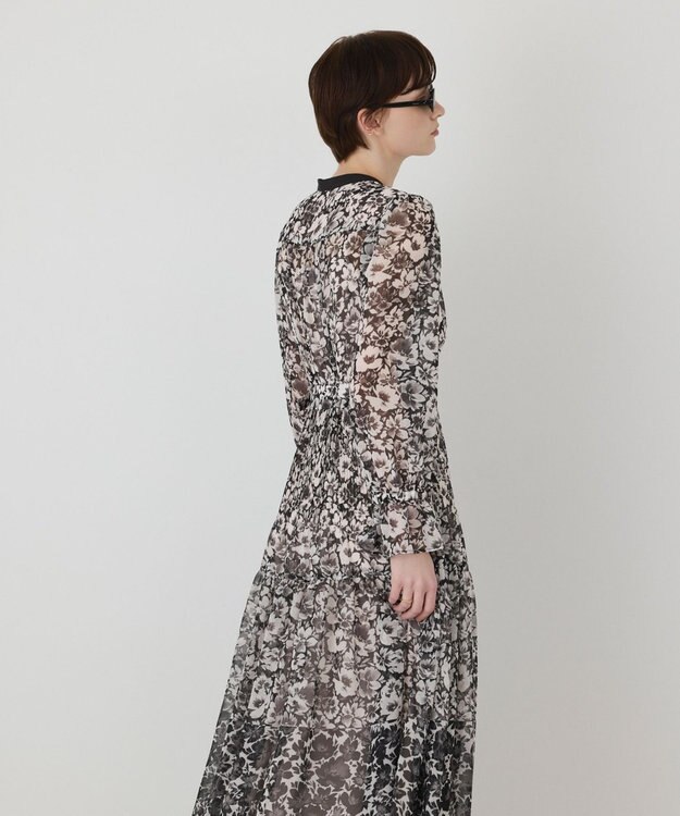 GRACE CONTINENTAL アーバンボタニカルワンピース ベージュ