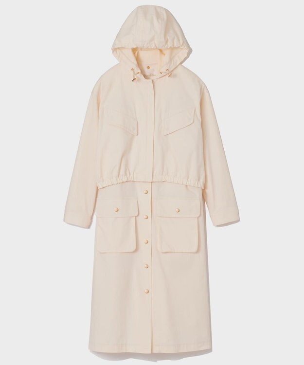 GRACE CONTINENTAL ミリタリー3WAYコート キナリ