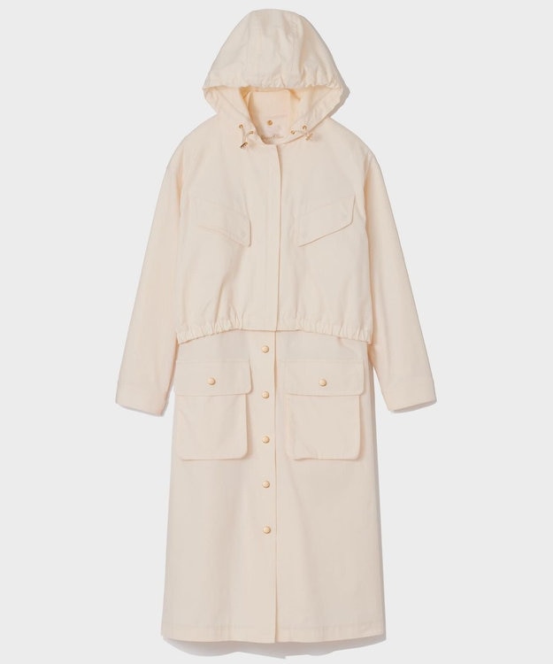 GRACE CONTINENTAL ミリタリー3WAYコート キナリ