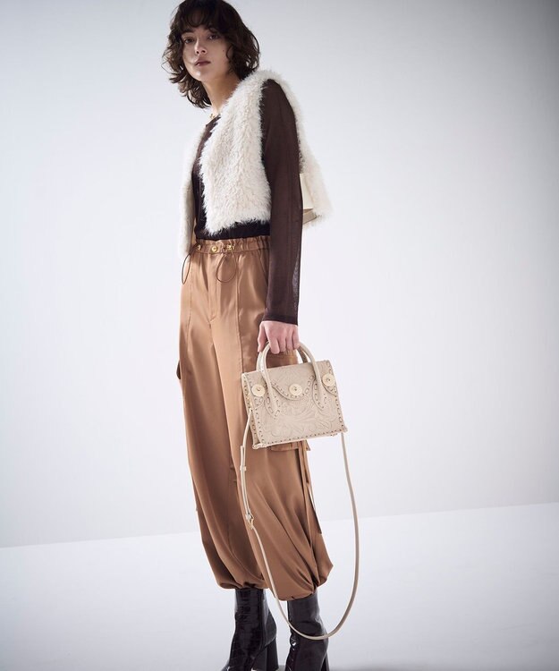 GRACE CONTINENTAL Mini Maestra. エクリュ