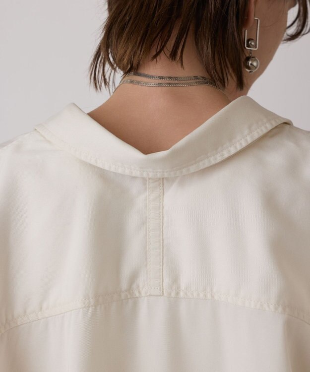 GRACE CONTINENTAL ハーフスリーブルーズシャツ キナリ