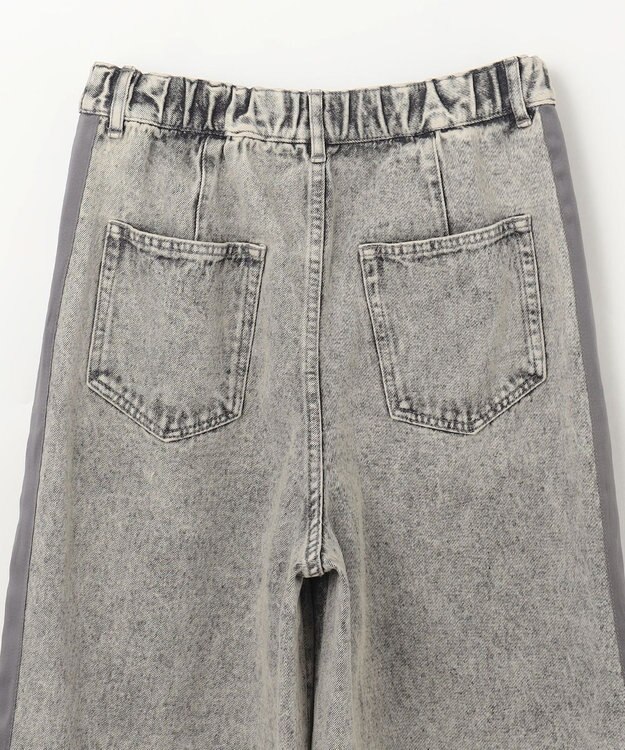 GRACE CONTINENTAL デニムワイドイージーパンツ グレー