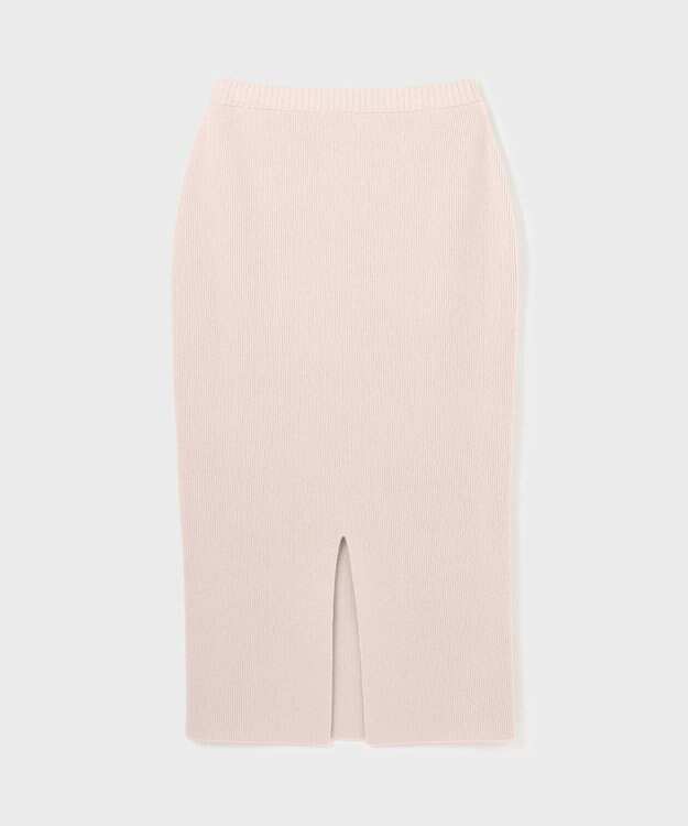 GRACE CONTINENTAL クーマラムニットスカート ベージュ