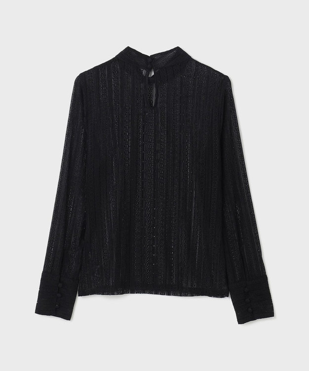 GRACE CONTINENTAL ストレッチレーストップ ブラック