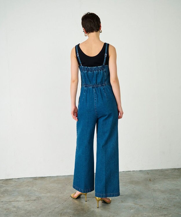 GRACE CONTINENTAL デニムサロペット インディゴ