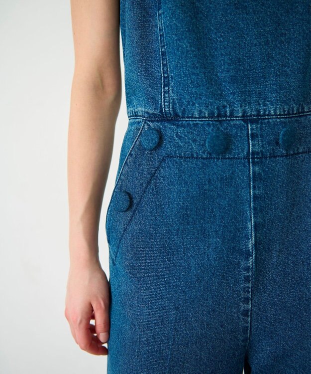 GRACE CONTINENTAL デニムサロペット インディゴ