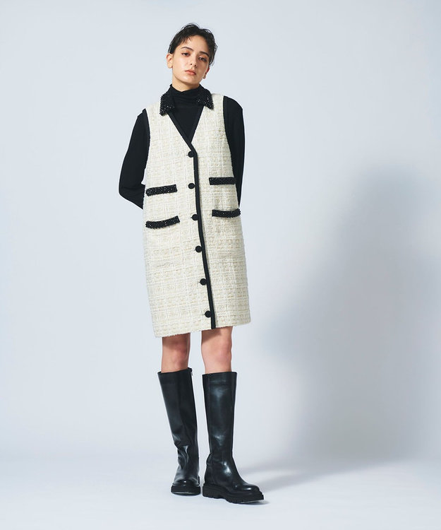 グレースコンチネンタル グレースクラス ツイードミニワンピース ツイードミニワンピース / GRACE CONTINENTAL | GRACE