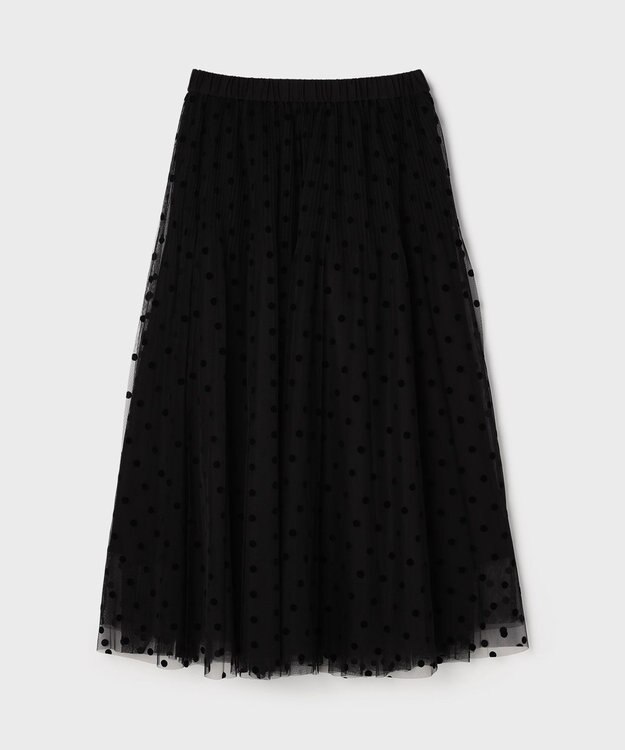 フロッキードットプリーツスカート / GRACE CONTINENTAL | GRACE