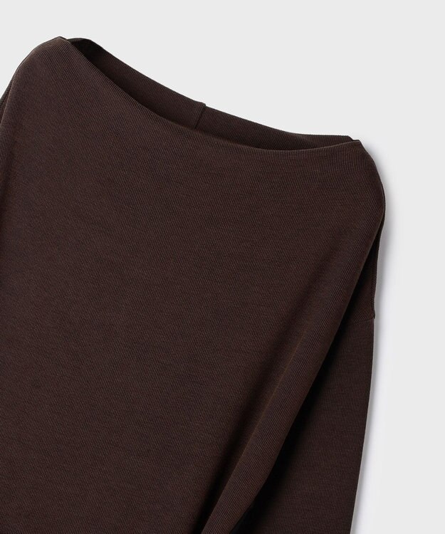 GRACE CONTINENTAL バイカラーカットワンピース ブラウン