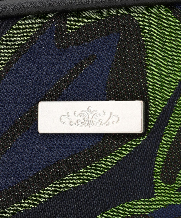 GRACE CONTINENTAL Fabricシェルポーチ グリーン