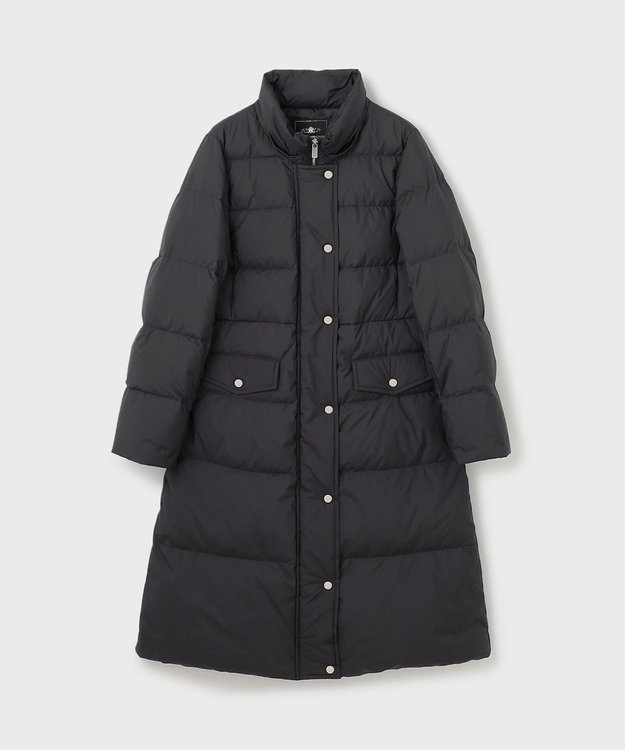 GRACE CONTINENTAL フードファーロングダウン ブラック