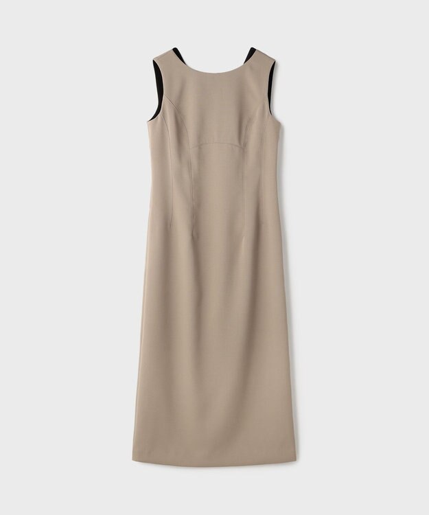 GRACE CONTINENTAL バックシャンワンピース ベージュ