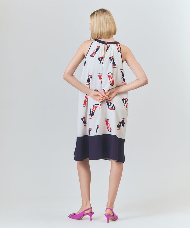 GRACE CONTINENTAL マリンホルタードレス ホワイト