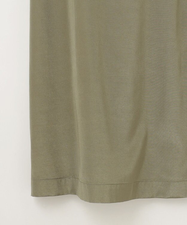 GRACE CONTINENTAL ミリタリーロングジレ カーキ