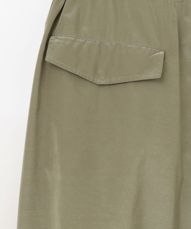 GRACE CONTINENTAL ミリタリーロングジレ カーキ