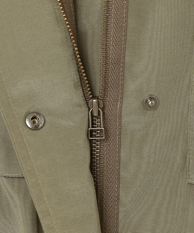 GRACE CONTINENTAL ミリタリーロングジレ カーキ