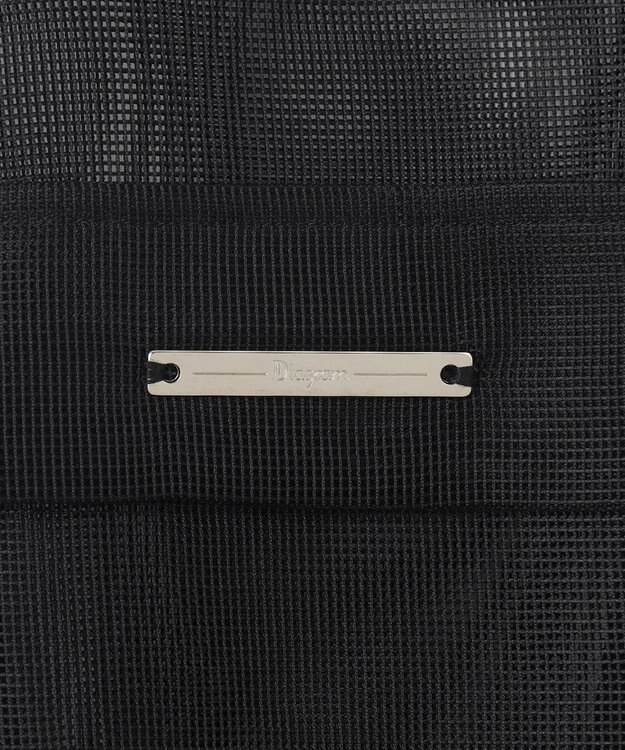 GRACE CONTINENTAL メッシュオーバーシャツ ブラック