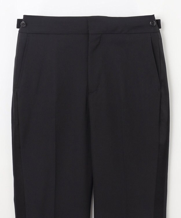GRACE CONTINENTAL WOOLタキシードパンツ ブラック