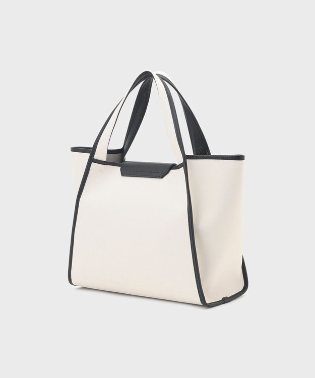 GRACE CONTINENTAL フラップトートバッグ ホワイト