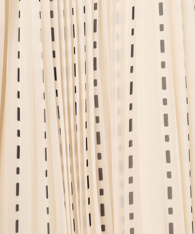 GRACE CONTINENTAL ドットストライププリントワンピース キナリ