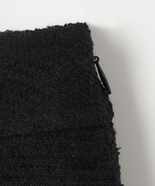 GRACE CONTINENTAL ツイードラップショートパンツ ブラック