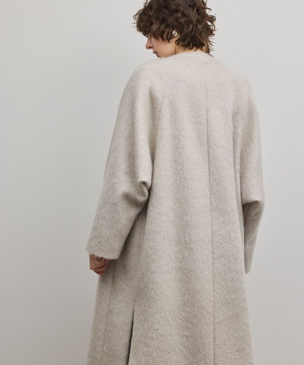 GRACE CONTINENTAL シャギードルマンコート グレー