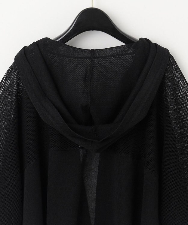 GRACE CONTINENTAL メッシュニットフーディー ブラック