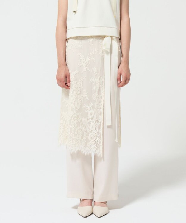 GRACE CONTINENTAL レースオーバースカート キナリ