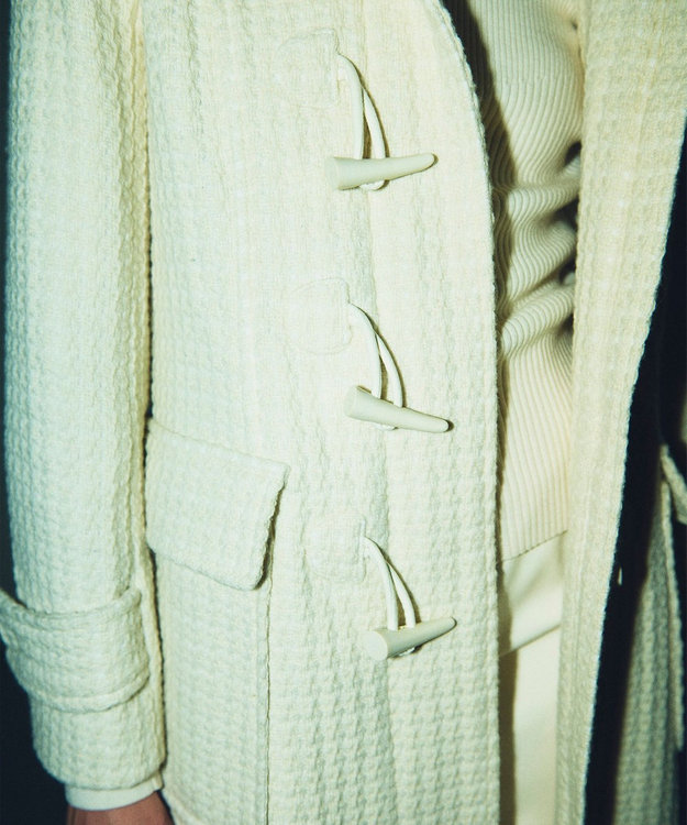 GRACE CONTINENTAL ファーフードダッフルコート キナリ