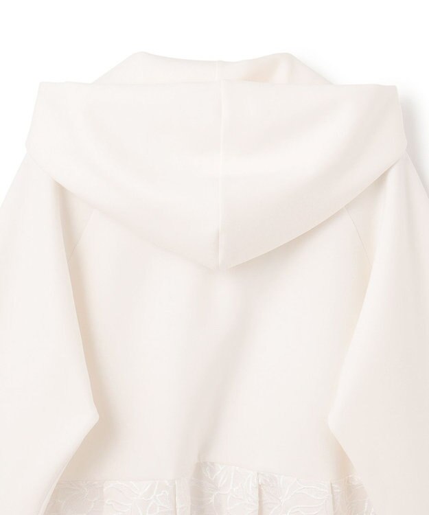 GRACE CONTINENTAL カットワークパーカー ホワイト