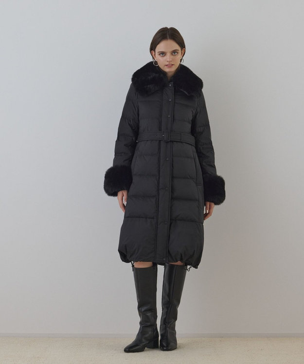 ファーカラーロングダウン / GRACE CONTINENTAL | GRACE CONTINENTAL