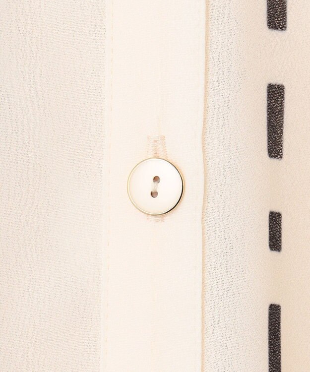 GRACE CONTINENTAL ドットストライププリントワンピース キナリ