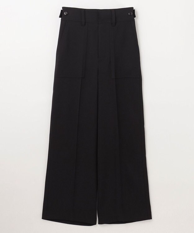 GRACE CONTINENTAL サテンベイカーパンツ ブラック