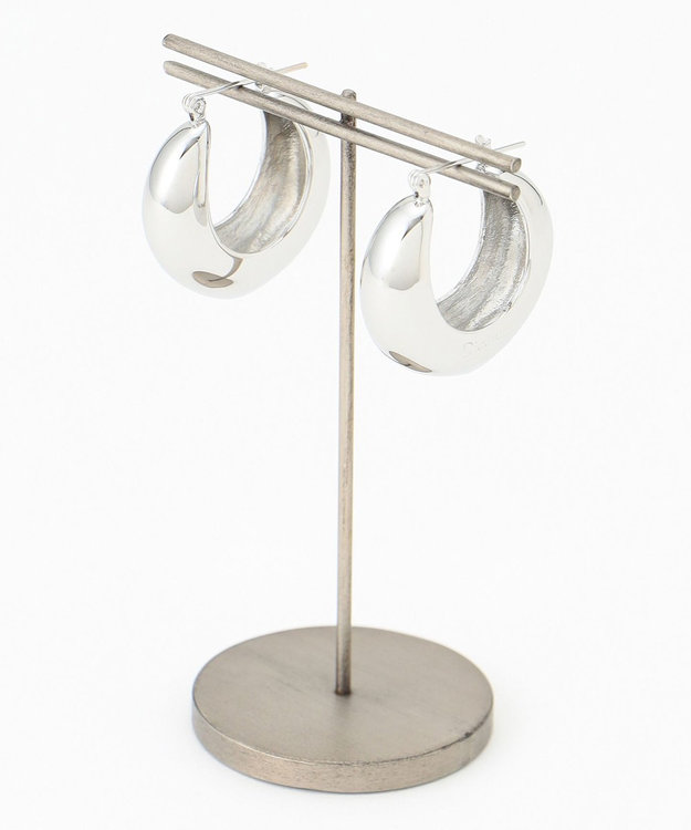 GRACE CONTINENTAL ボリュームフープピアス シルバー