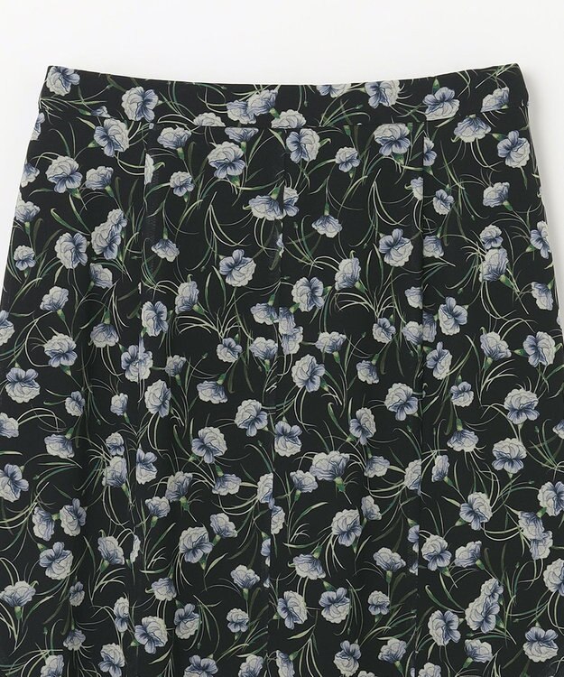 GRACE CONTINENTAL スモールフラワーマーメイドスカート ブラック