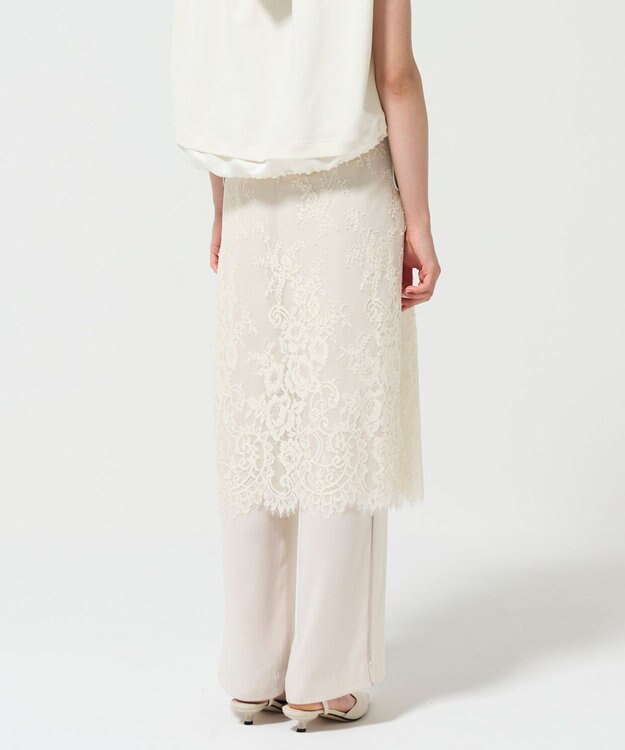 GRACE CONTINENTAL レースオーバースカート キナリ