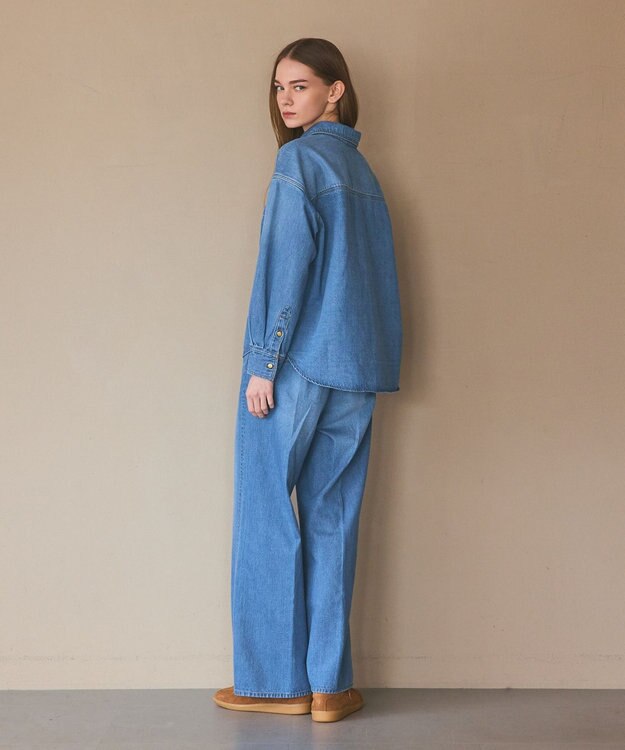 GRACE CONTINENTAL 10ozムラ糸デニムパンツ ブルー